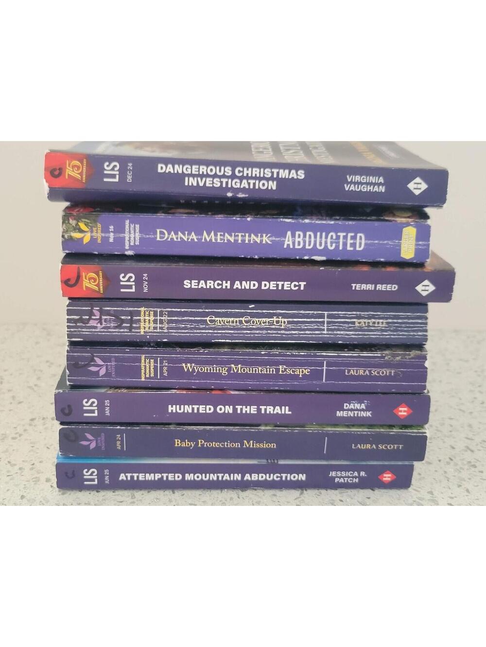 Larger Print Love Inspired Suspense Inspirational Romance Paperback Books Lot 8